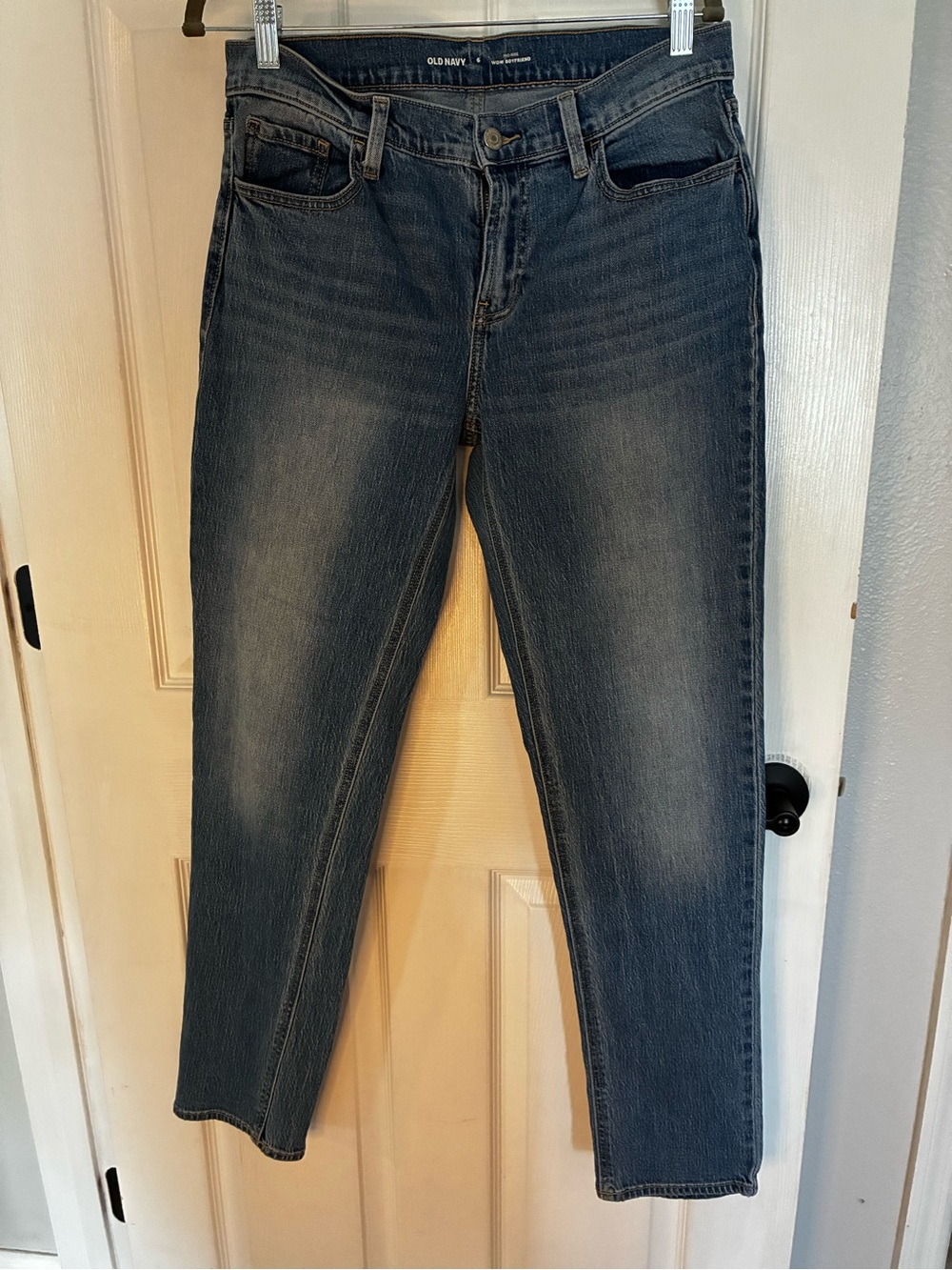 Old Navy Mid-Rise Boyfriend Jeans in Blue Denim